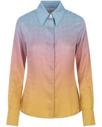 Casablancabrand - Ping Pong Gradient Silk Shirt - Lyst