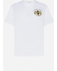 Casablanca - Joyaux Dafrique Tennis Club Cotton T-Shirt - Lyst