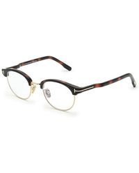 Tom Ford - Eyeglasses Square Full Rim, Havana- Frame And Clear Demo Lenses Lens Ft5933-D-B052 Sunglasses - Lyst