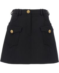 Balmain - Mini Skirt Skirts - Lyst