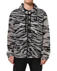 Dolce & Gabbana - Camouflage Hooded Sweatshirt Jacket Clothing - Lyst