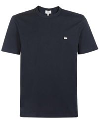 Woolrich - Cotton Crew-Neck T-Shirt - Lyst