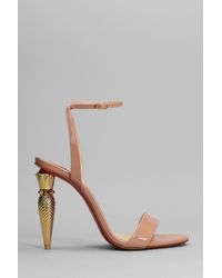 Christian Louboutin - Lipqueen 100 Sandals In Patent Leather - Lyst