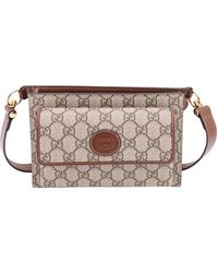 Gucci x Disney GG Supreme Mickey Mouse Belt Bag - Brown Waist Bags, Handbags  - GDUIC20967