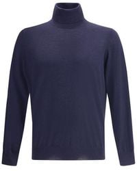 Brunello Cucinelli - Wool Turtleneck Sweater - Lyst