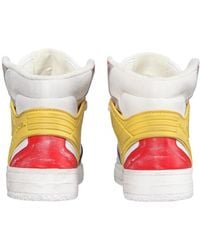 Philippe Model - Great Tall Sneakers Leather Nylon Trainers - Lyst