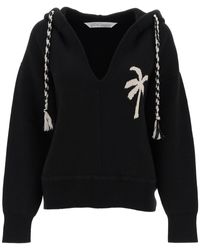 Palm Angels - Palm Knitted Hoodie - Lyst