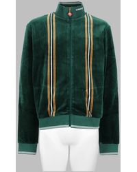 CASABLANCA - Velvet Zip Jacket 78.Cotton 21.Polyester - Lyst