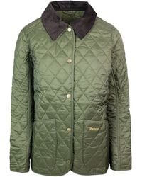 Barbour - Quilted Corduroy Collar Jacket - Lyst