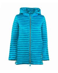 Save The Duck - Quilted Down Jacket With Detachable Hood - Lyst