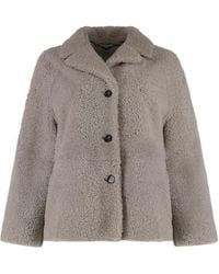 Max Mara - Max Mara Violante Short Sheepskin Jacket Sheep Faux Fur & Shearling Coats - Lyst