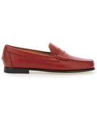 Sebago - Danielle Pop Loafers With Bevelled Toe And Low Stacked Heel - Lyst