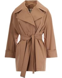 Herno - Camel Dean Raincoat - Lyst