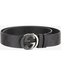 Gucci - Reversible Belt With Gg Cross Buckle - Lyst