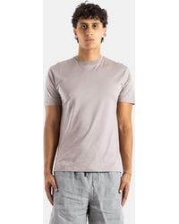 Handvaerk - Stoneware Pima Cotton Crew Neck T-Shirt T-Shirts And Polos - Lyst