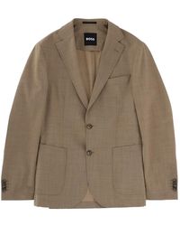 BOSS - Blazer P-Hanry Wool Jacket - Lyst