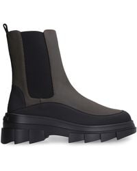 Stuart Weitzman - Noho Chelsea Boots Technical Fabric - Lyst