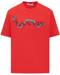 Lanvin - T-shirt With Logo - Lyst