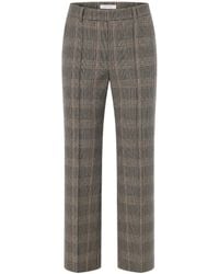 Patrizia Pepe - Prince Of Wales Tailored Straight-Leg Pants - Lyst