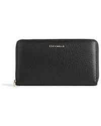 Coccinelle - Metallic Soft Wallet - Lyst