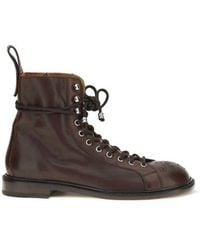 Versace - Billy Leather Ankle Boots - Lyst