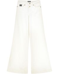 Versace Jeans Couture - Wide-Leg Jeans Cotton - Lyst