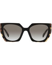 Prada - Pr 15ws Black/ Medium Tortoise Sunglasses - Lyst