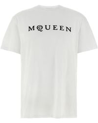 McQueen - T-Shirt With Logo - Lyst