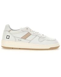 Date - Court 2.0 Soft Leather Sneakers - Lyst