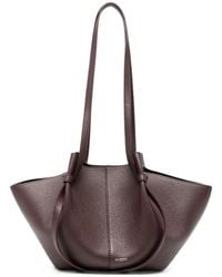 Yuzefi - Mochi Grained Leather Tote Bag - Lyst