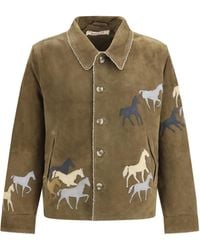 BAZISZT - Valero Jacket Suede - Lyst