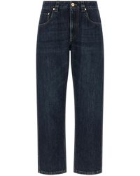 Brunello Cucinelli - Cotton Straight-Leg Jeans Clothing - Lyst