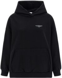 Givenchy - Logo Print Hoodie - Lyst