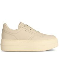 Hogan - 'H670' Ivory Leather Sneakers - Lyst