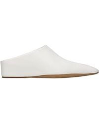 Jil Sander - Leather Sandals And Clogs - Lyst