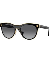 Versace - Sunglasses Cat Eye Full Rim, Frame And Light Gradient Dark Lens Ve21981002T3 - Lyst