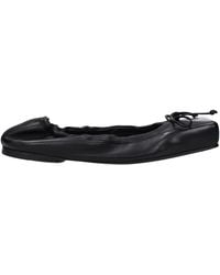 Jacquemus - Leather Ballet Flats Tie Detail - Lyst