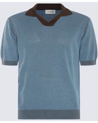 Piacenza Cashmere - Cotton-Silk Blend Polo Shirt - Lyst