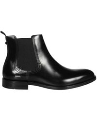 Karl Lagerfeld - Leather Chelsea Boots - Lyst