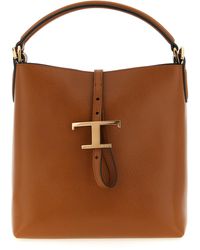 Tod's - 'T Timeless' Mini Bucket Bag - Lyst