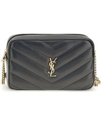 Saint Laurent - Loulou Matelassé Leather Crossbody Bag Lamb Ovis Aries Shoulder - Lyst