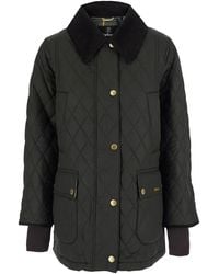 Barbour - Quilted Jacket Modern Beadnell Tech Fabric Coat - Lyst
