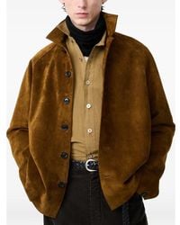 Studio Nicholson - Bowe Suede Jacket - Lyst
