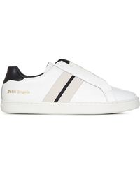 Palm Angels - Logo-print Leather Sneakers - Lyst