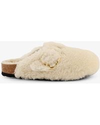 Birkenstock - Boston Big Buckle Shearling Mule - Lyst