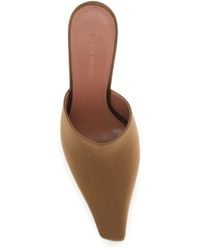 AMINA MUADDI - Mules Jamie Silk Sandal - Lyst