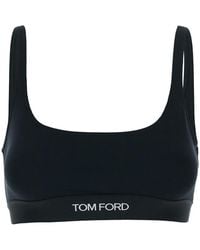 Tom Ford - Bralette With Contrasting Logo Print - Lyst