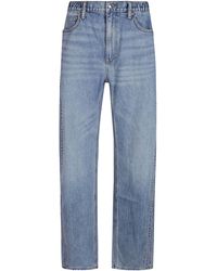 【送料&関税込】Alexander Wang Logo-embossed Balloon Jeans Logo-Embossed Balloon Jeans in VINTAGE LIGHT INDIGO