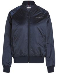 Tommy Hilfiger - Sport Essential Padded Bomber Jacket With Logo - Lyst