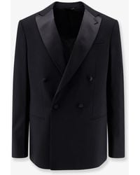 Giorgio Armani - Soho Virgin Wool Tuxedo Blazer - Lyst